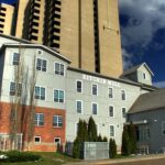 The restored Ritchie Mill building near Old Strathcona